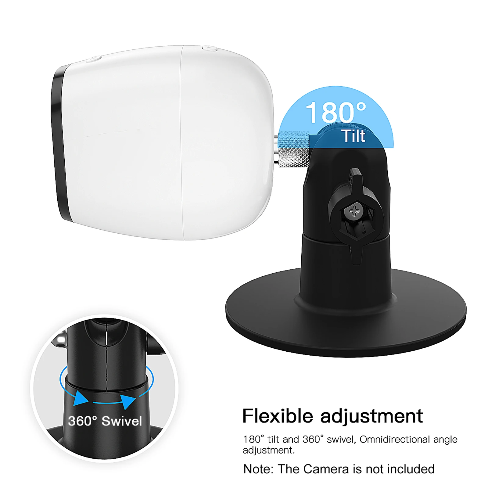 

Adjustable Wall Mount Compatible with ARLO PRO/PRO2 ultra /PRO3 / ARLO GO / ARLO HD Home Camera Mounting Bracket Outdoor