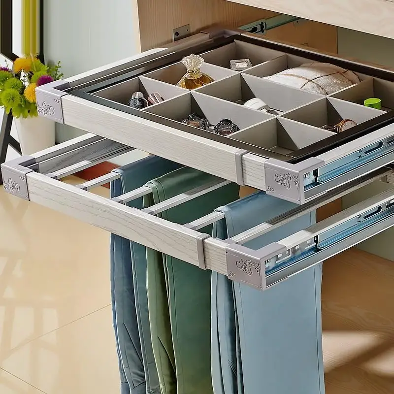 

Ajustable Organizador Armario Adjustable Partition Closet Shelves Home Prateleira Estante Wardrobe Organizer Shelf Basket