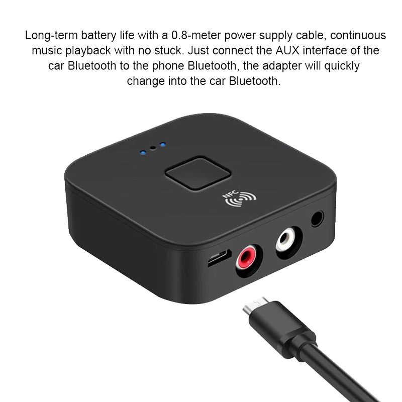 Bluetooth 5 0 приемник APTX LL 3 мм AUX RCA разъем беспроводной адаптер авто вкл/выкл с