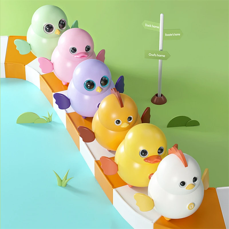 

Cute Swinging Magnetic Electric Swing Chicks Magnetic Walking Duckling Owl Chicken Toy Set Children Funny Educational Toys