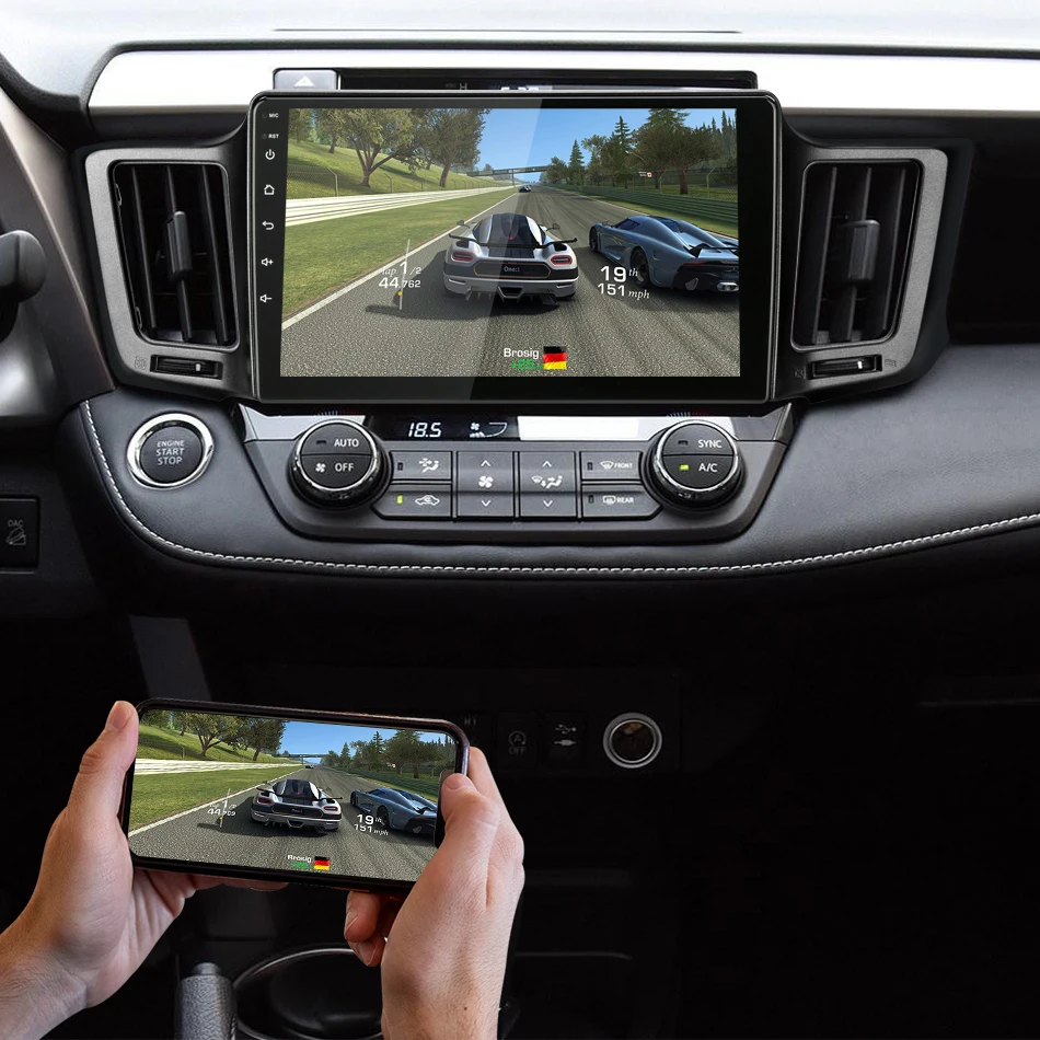 2G+ 32G Android 8,1 4G Автомобильная магнитола для Toyota RAV4 4 XA40 5 XA50 2012- мультимедийный видео плеер навигация gps 2din 2 Din Dvd