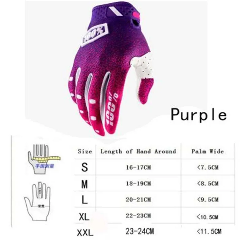 purple 1 пара велосипедные перчатки палец Нескользящие 3D гелевая накладка дышащие мотоцикл перчатка MTB дорожный велосипед Для Мужчин's зимние перчатки из акрила - Цвет: purple