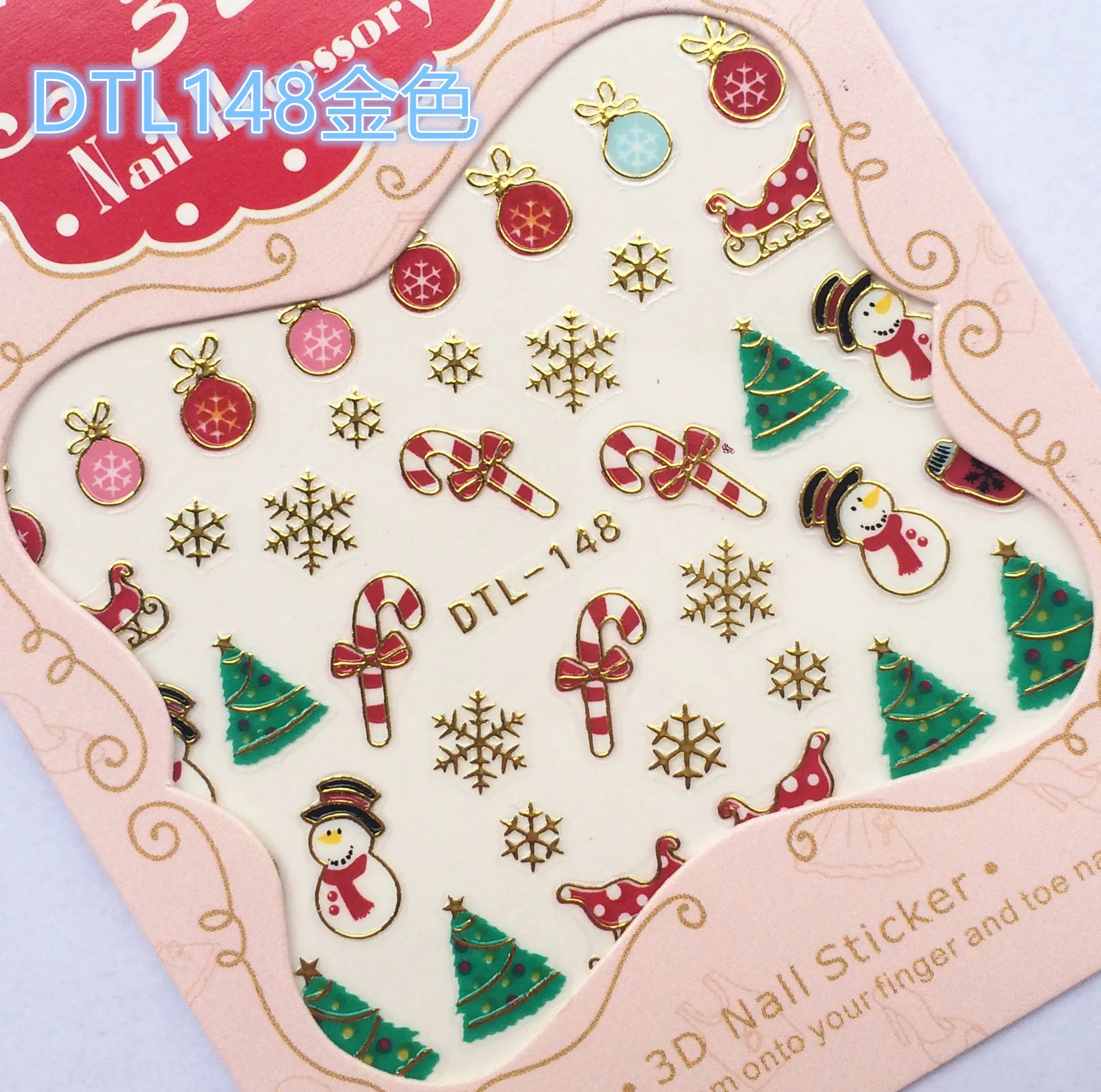 1 шт. Золотой Серебряный ноготь наклейки для ногтей дизайн логотип бренда стикеры