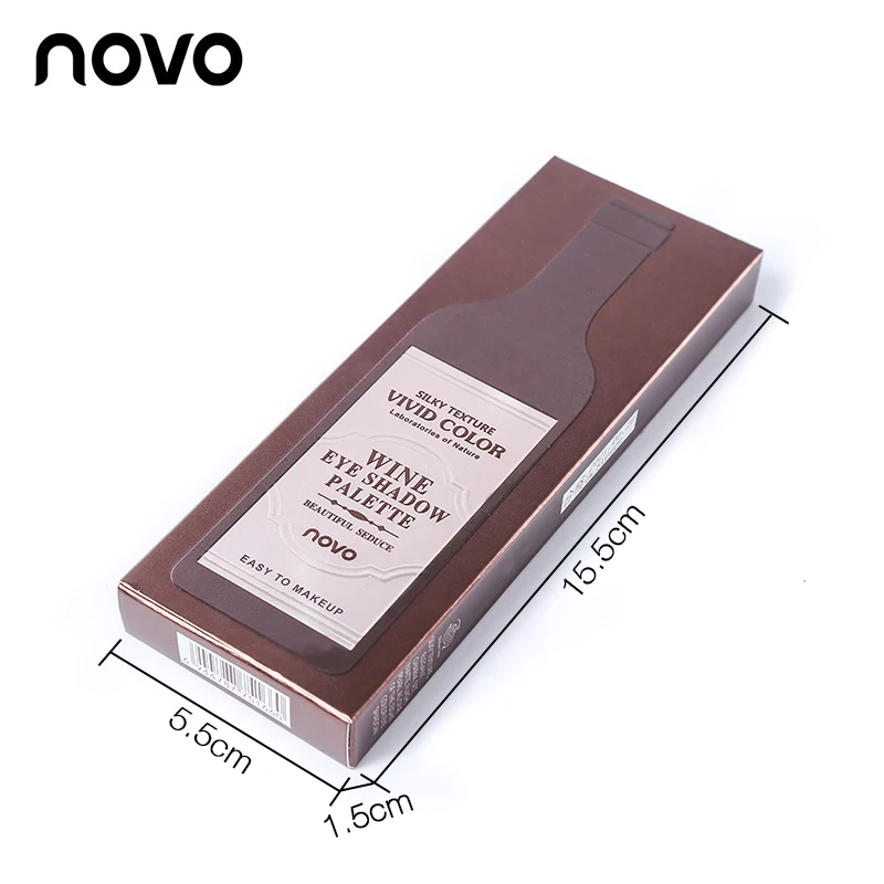 NOVO брендовая косметика для глаз набор новых красных и винных теней 8 цветов