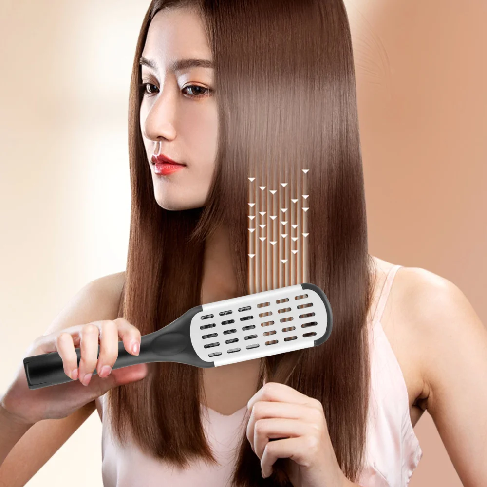 

1Pc High Temperature Resistant Durable Hair Splint Comb Hair Straightener Brush