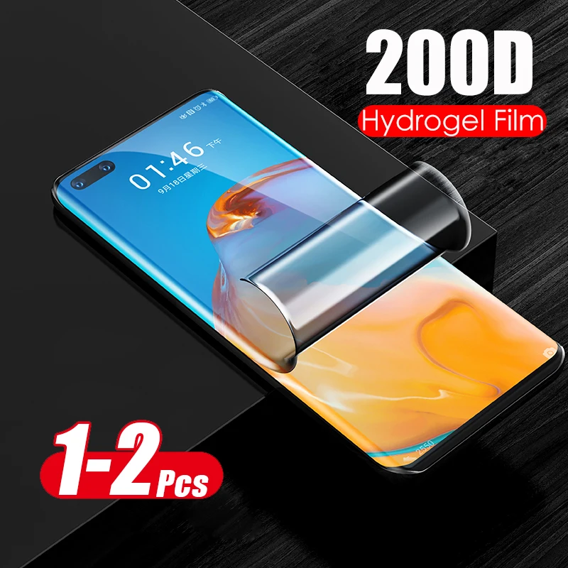 Гидрогелевая мягкая пленка 200D для huawei p40 pro huwei hauwei p 40 plus p40pro 40pro защиты экрана не
