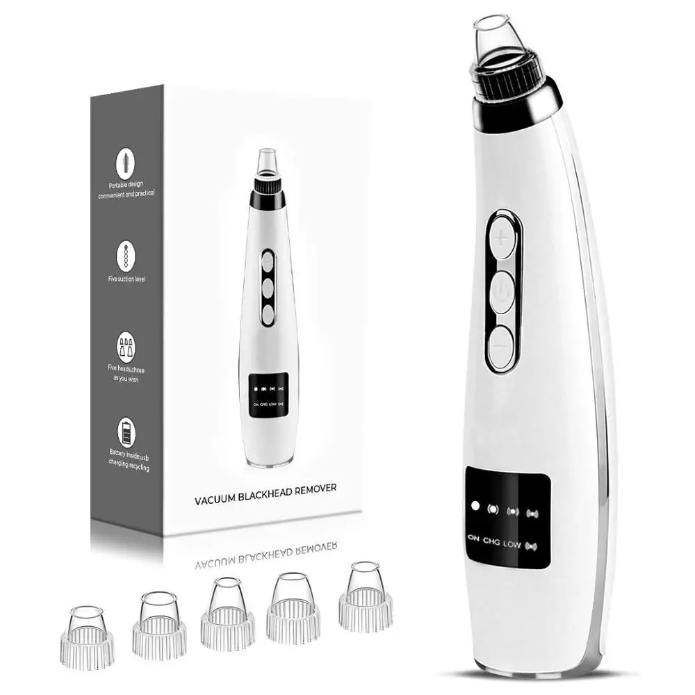 Электрический вакуумный аппарат для удаления угрей ЖК дисплей очистки пор акне