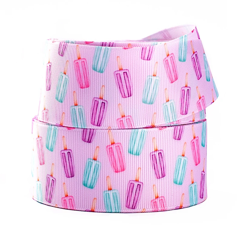 10 ярдов разноцветная корсажная лента с принтом мороженого разных размеров|Ленты