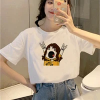 women t shirt kawaii girls top clothing summer short sleeve korean style vintage white tshirts female ladies gilrs t shirts