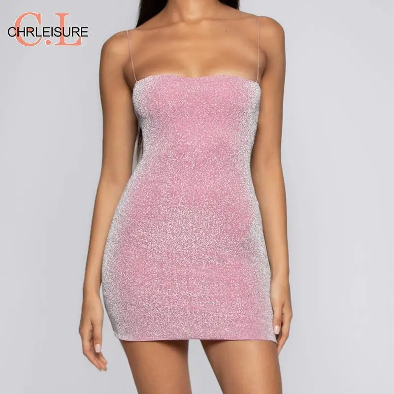 Женское облегающее платье CHRLEISURE без рукавов с открытой спиной элегантные