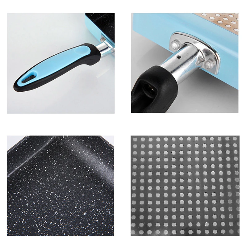 Антипригарная сковорода из нержавеющей стали алюминиевая кухонная посуда