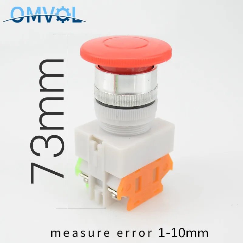 

Self-locking 22MM spring return mushroom switch,self return,momentary