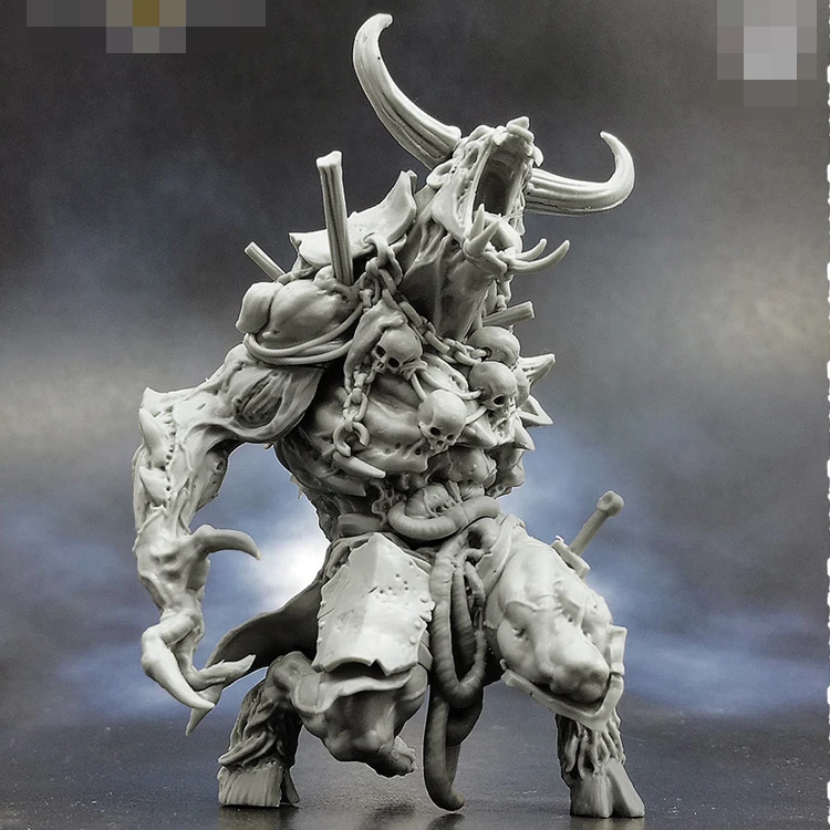 Undead Minotaur высота около 55 мм модель GK из смолы научно фантастическая тема