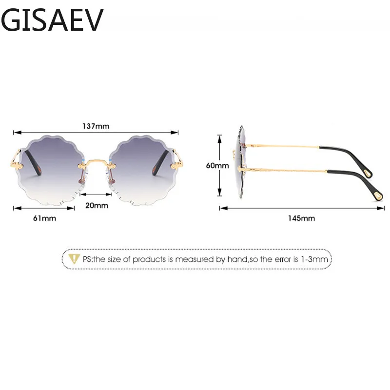 Солнцезащитные очки женские круглые градиентные без оправы | Автомобили и