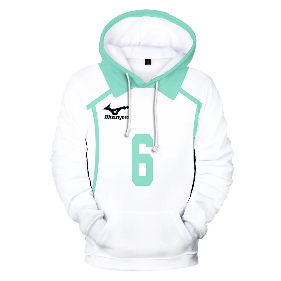 Аниме Haikyuu Cosplay Костюм Aoba Johsai High School волейбольный клуб Oikawa Tooru Iwaizumi Hajime унисекс 3D
