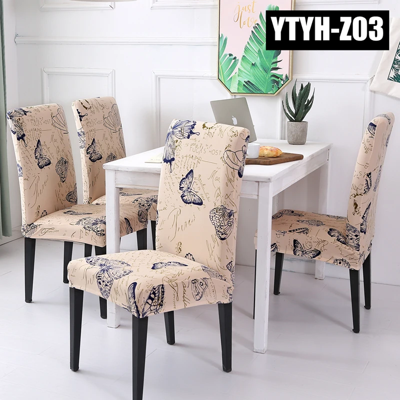 Removable Wedding Dining Chair Covers Spandex Computer Office Chair Cover Stretch Linings For Desk Seat Covers Banquet