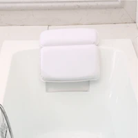 bathroom folding pillow hotel bath suction cup bathtub suction cup non slip pu waterproof bath pillow bathtub accessories