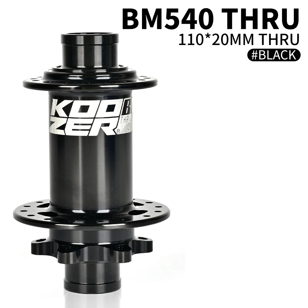 Передняя велосипедная ступица KOOZER BM540 FR/AM/DH горная BOOST or Thru 110*20 мм 32 отверстия 110x15 2