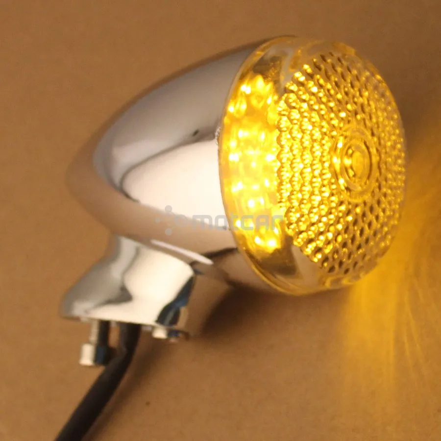 4 шт. поворотники для мотоцикла 41 мм|harley harley|harley ledharley turn signal lens |
