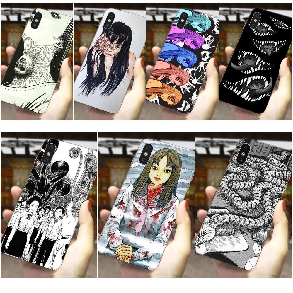 Чехол для телефона Junji Ito Tees с ужасным дизайном Galaxy J1 J2 J3 J330 J4 J5 J6 J7 J730 J8 2015 2016 2017 2018