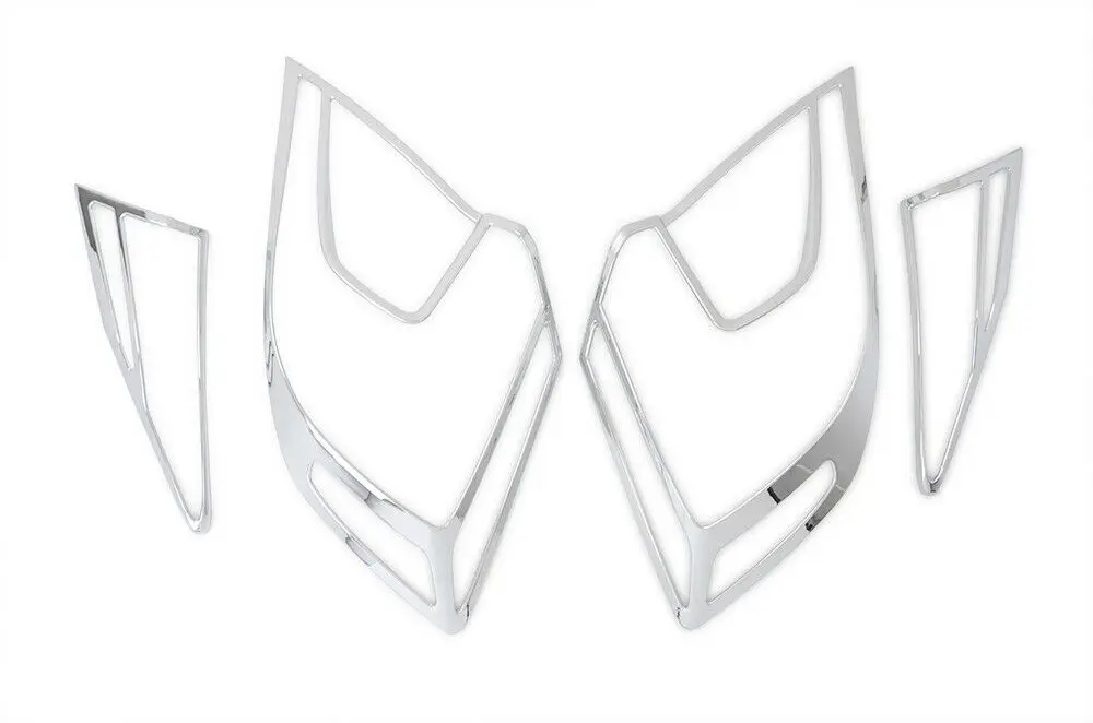 

For Honda Civic 2016-2018 Sedan Chrome Rear Tail Light Lamp Cover Trim Moulding