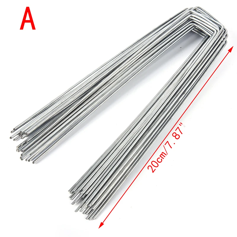 Сверхмощный U образный стальной садовый штапельный калибр оцинкованные