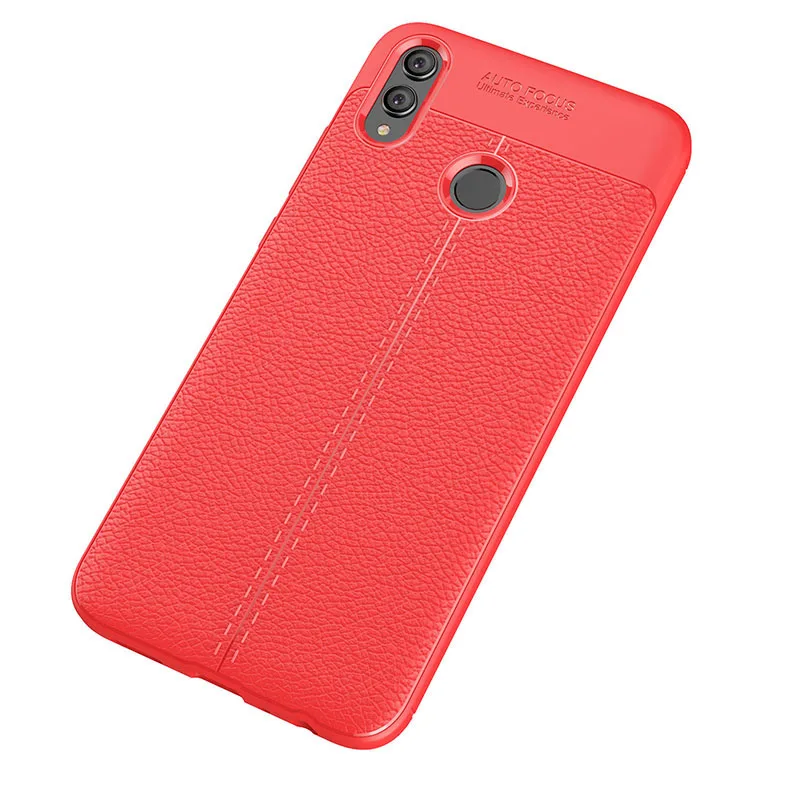 SemgCeKen ультратонкий кожаный чехол для huawei p smart plus psmart+ роскошная Мягкая силиконовая задняя крышка p smart z coque чехлы