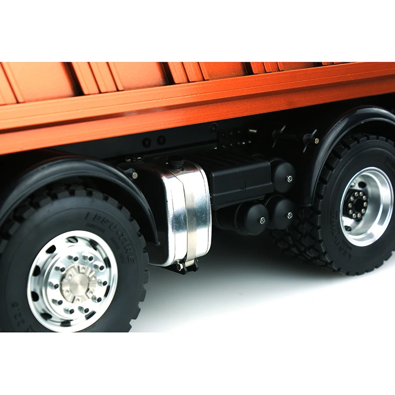 1/14 RC металлический LESU Scania 8x8 гидравлический самосвал блокировка
