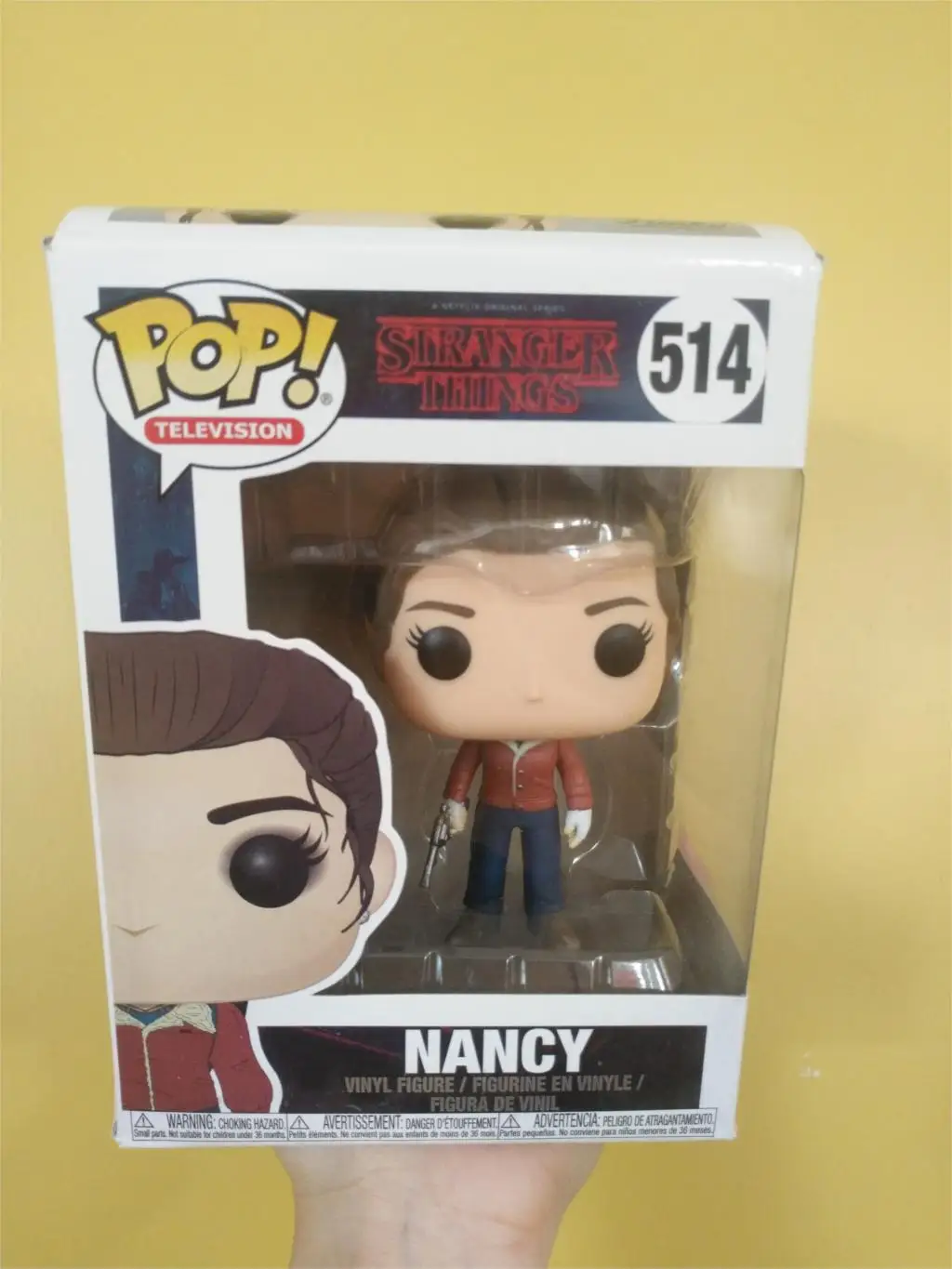 Funko Pop Stranger Things Character 10 см фигурка игрушки виниловые куклы для коллекции - Цвет: 514 with box
