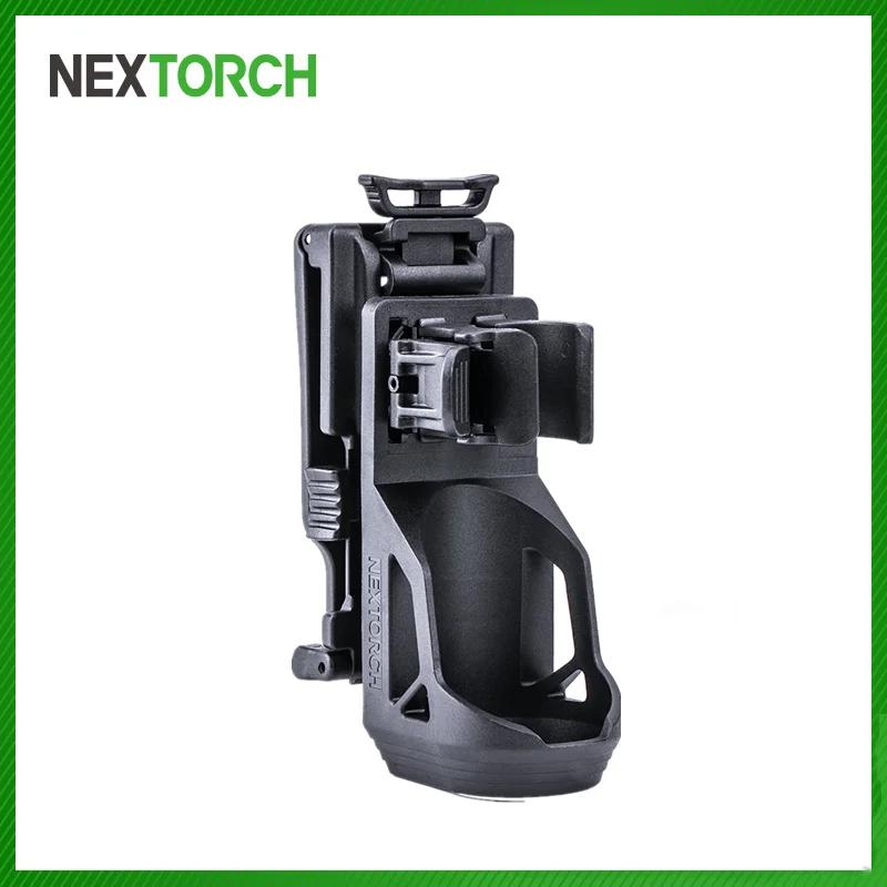NEXTORCH V51 Tactical Flashlight Holster 360 Degree Angle Rotation Locking System Pouch Suit for 1
