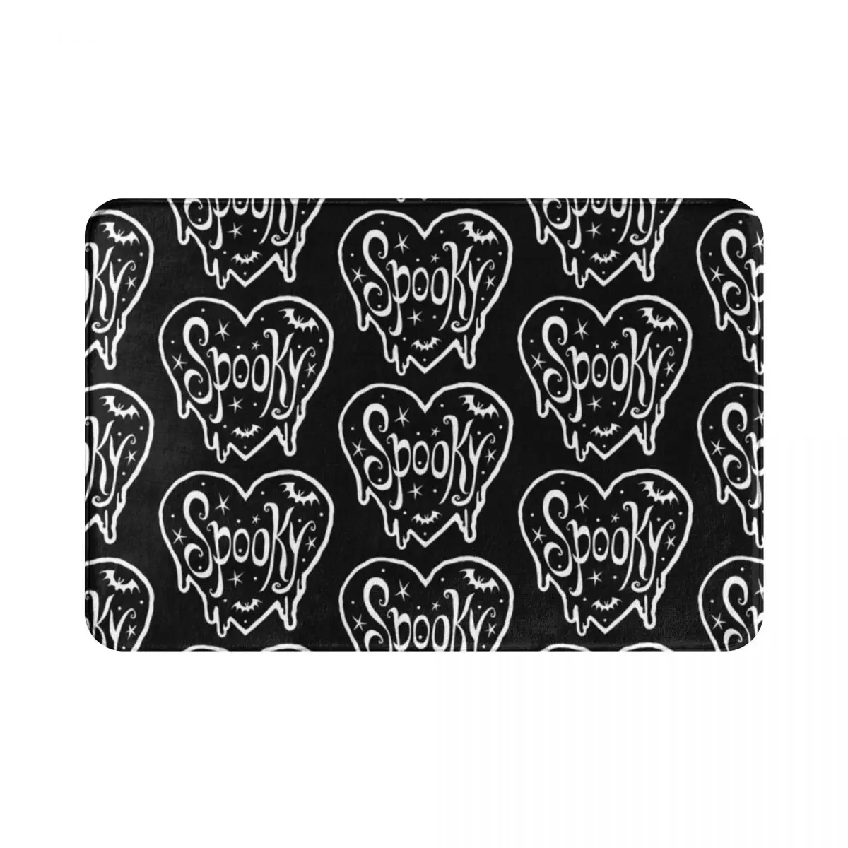 

Spooky Heart Doormat Rug carpet Mat Footpad Polyester Anti-slip dust-proo Entrance Kitchen Bedroom balcony toilet Living Room