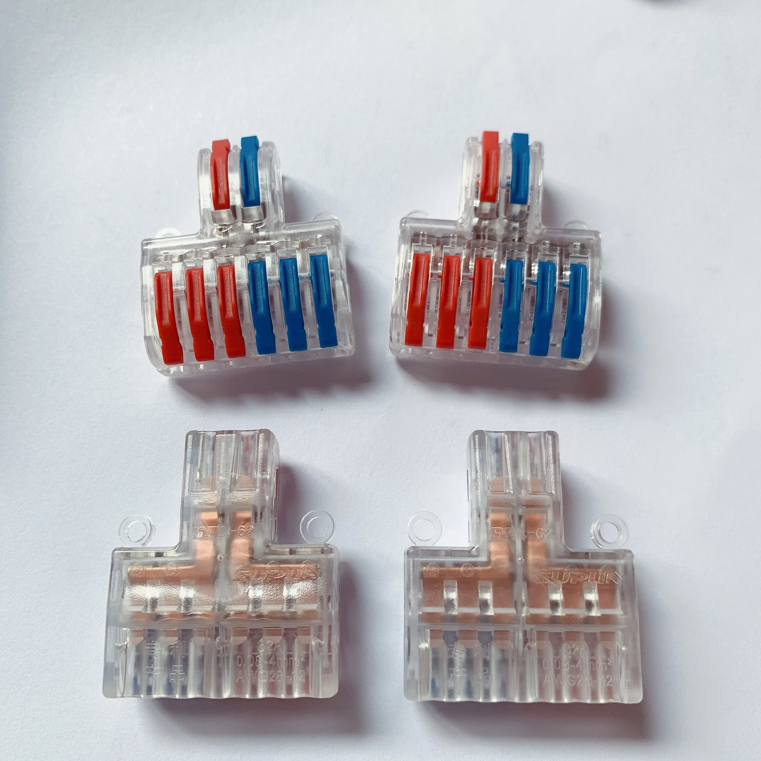 1/3/5 шт./лот мини-быстрый проводной разъем Универсальный кабель Разъем Push-in