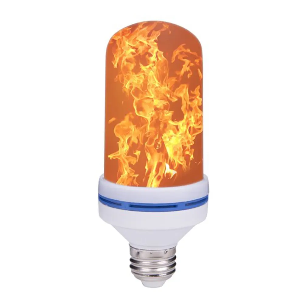 

New LED E27 E26 Flame Bulb Fire Flickering Light Bulb Dynamic Flame Effect Night Light 85V-265V For Home Decoration Lighting