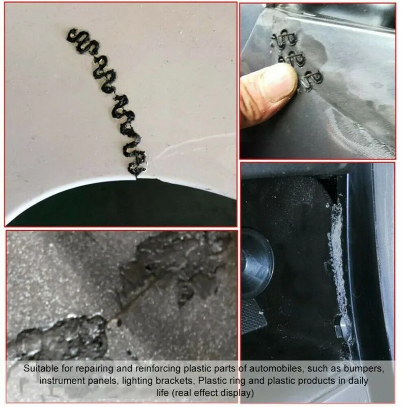 

Hot Stapler Plastic Welding Car Bumper Fairing Repair Welder Gun Kit 200 Staples Welding Machine