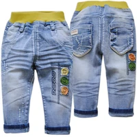 4019 fashion baby trousers boy jeans girls spring autumn soft baby denim pants blue very nice new