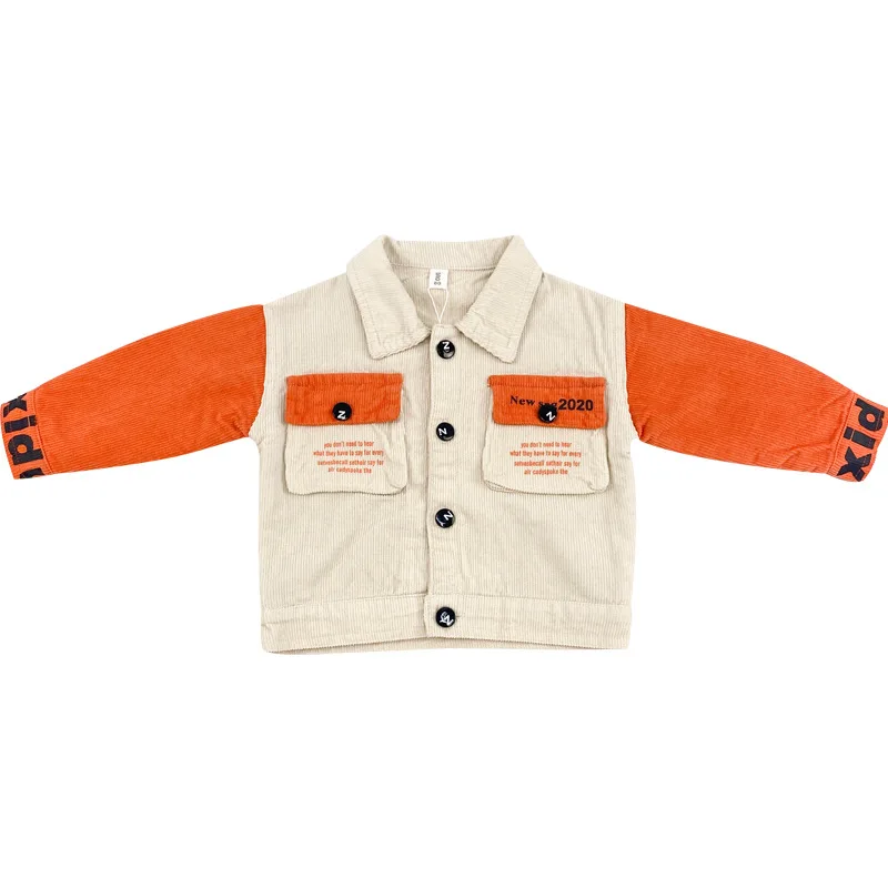 WLG/детские куртки для мальчиков одежда осеннее пальто с длинными рукавами в стиле