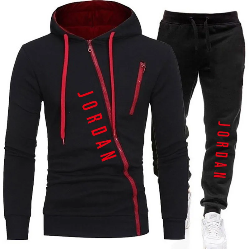 

2020Men's Sets Brand Sportswear Tracksuits Sets Men's Zipper Sporting Hoodies+Pants Sets casual Outwear sports Suits men Hoodie