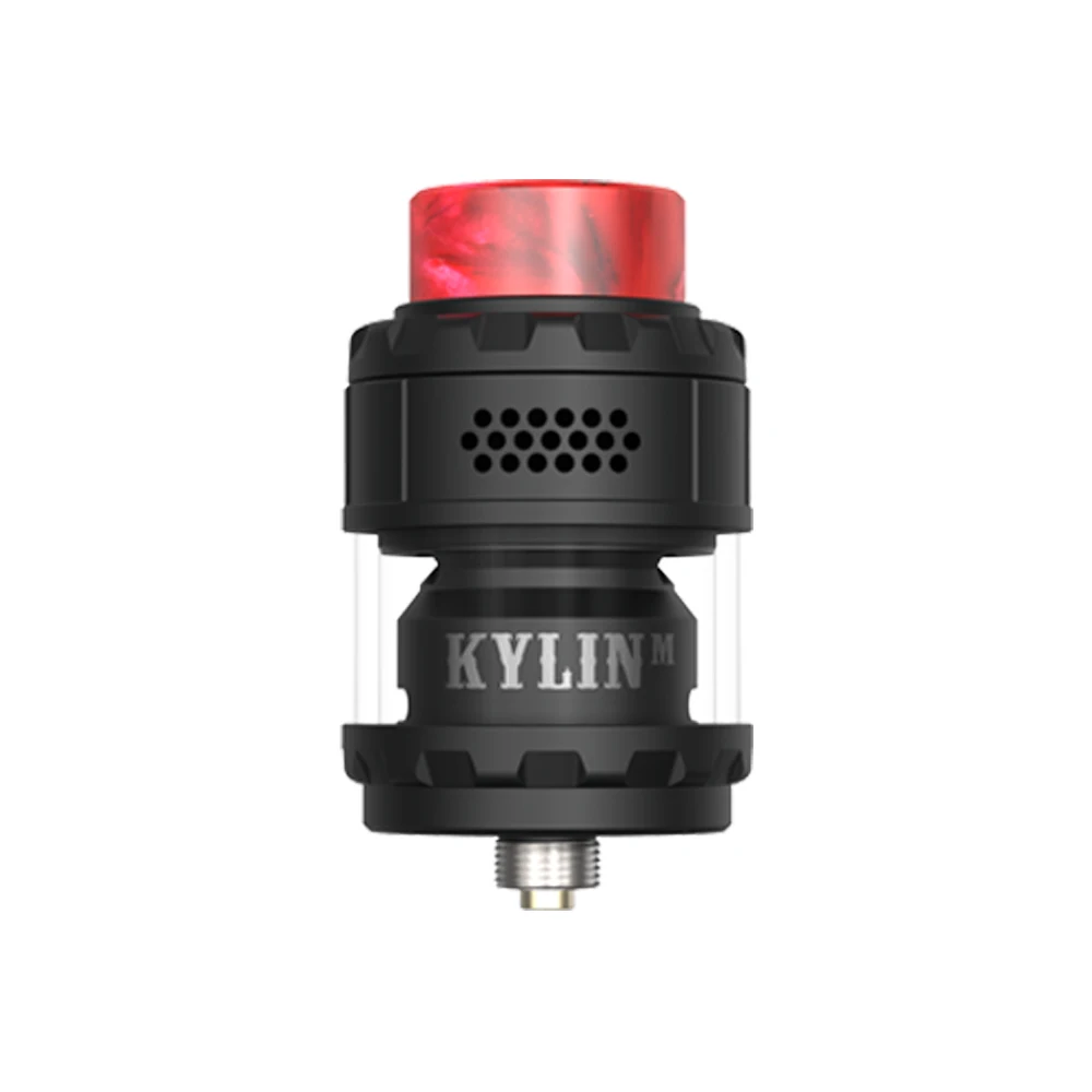 

Kylin M RTA Rebuildable tank with 3ml/4.5ml capacity 24mm diameter airflow Large Build Deck Vaporizer vape Tank VS kylin mini