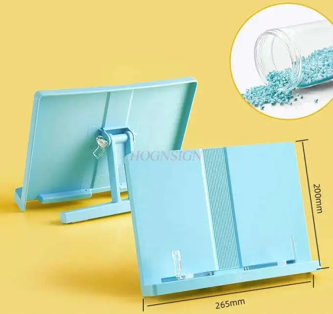 

1 pcs Reading shelf reading shelf reading shelf reading book artifact table student with retractable clip book reader reading