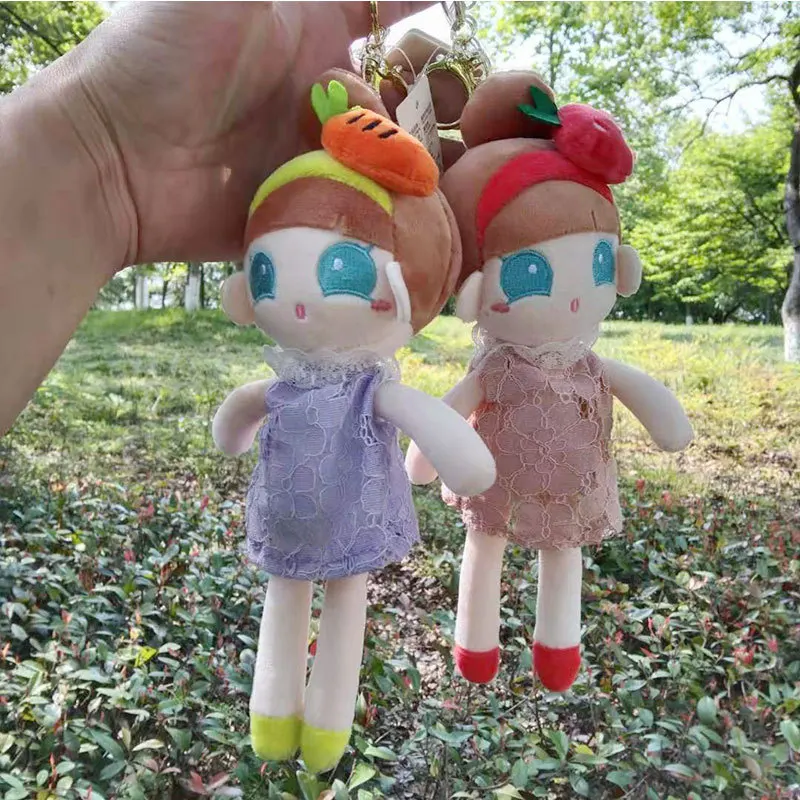 

Creative Novelty Cute Little Sister Plush Toy School Bag Key Chain Pendant Doll Cartoon Small Gift