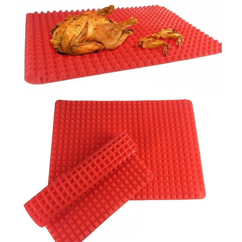 

Pyramid Baking Mat Food-Grade High Temperature Resistant Turkey Non-Stick Silicone Baking Mat Kitchen Gadget Tools Baking Mat