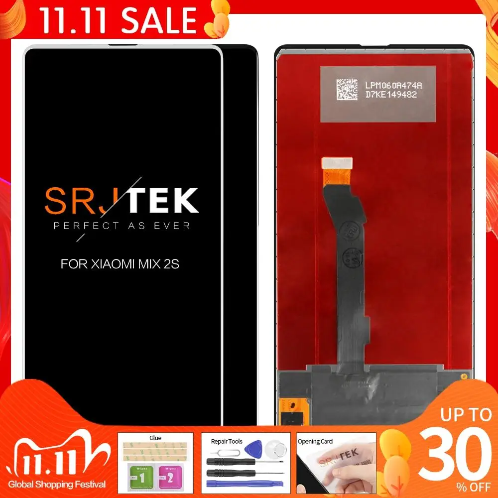 

5,99 "оригинальный полноэкранный дисплей для XIAOMI Mi Mix 2S, сменный сенсорный ЖК-экран для XIAOMI Mix 2S, ЖК-дисплей Mix2S
