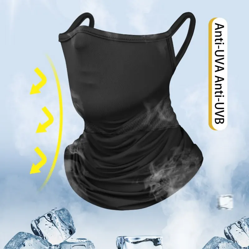 Маска для верховой езды дышащая летняя спортивная маска шарф Шелковый Тюрбан