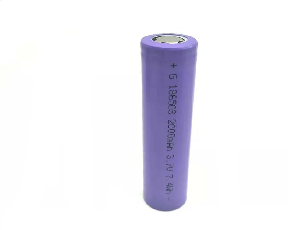 2 шт/партия 18650 аккумуляторные батареи 2000 mah 3,7 V литий-ионная фактическая емкость 2000 mah для power bank фонарик vtc5 batt