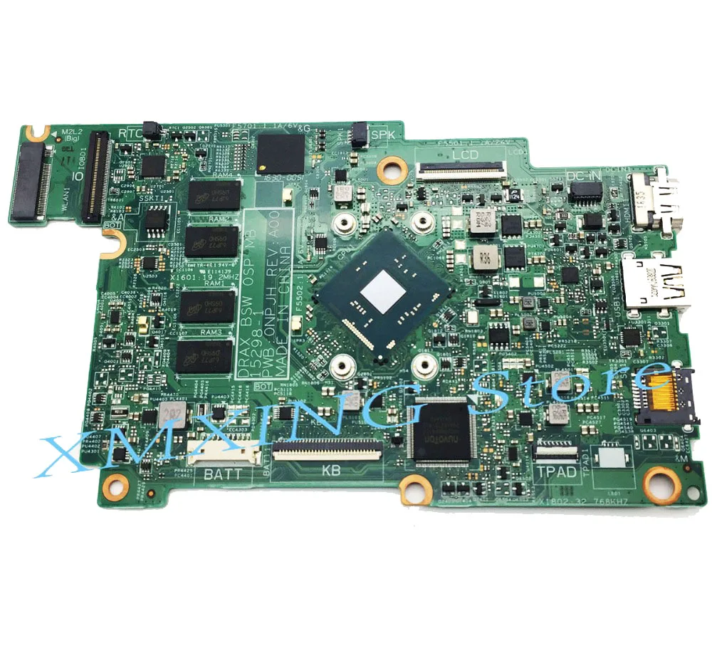 Материнская плата FULCOL для ноутбука DELL Inspiron 3162 3168 N3060 1,6 ГГц процессор 09TWCD CN-09TWCD протестирована на 100% рабочий