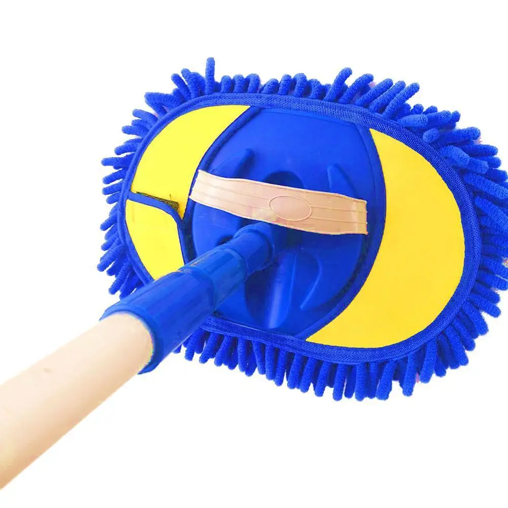 

Explosive car dust duster, multifunctional three-section high-end car wash mop, quick-drying soft hair car wash brush wholesale
