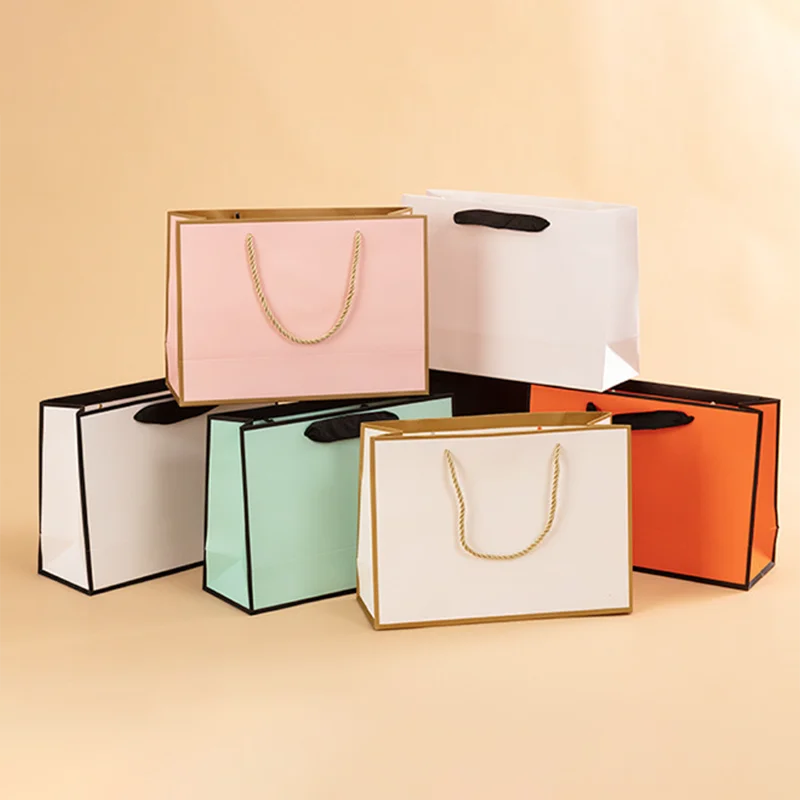 

20 шт./лот многофункциональный красочный бумажный пакет «сделай сам» с ручками, праздничный Подарочный пакет, сумки для покупок, упаковка дл...