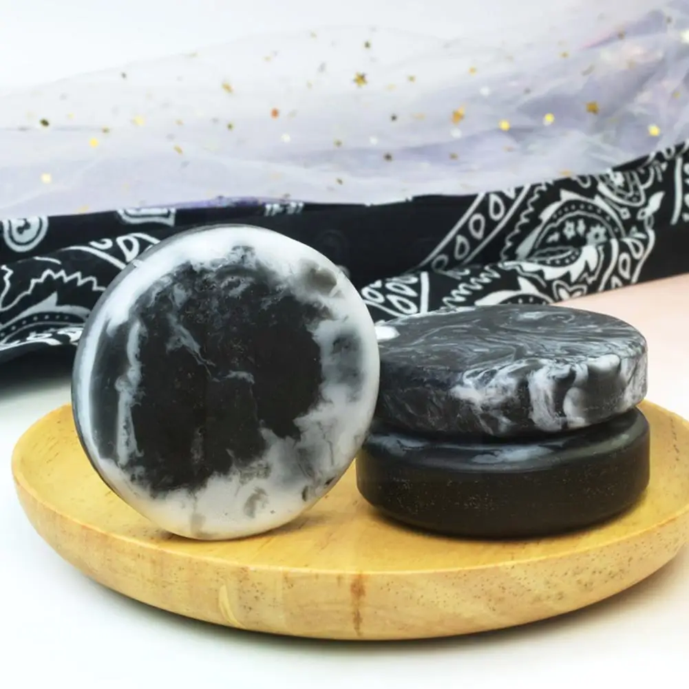 

1pc Volcanic Mud Handmade Soap Volcanic Clay Coffee Skin Clear Slimming Soap Bacterial# Anti Body Whitening Bar G2o0