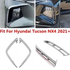 Передсветильник противотуманная фара для Hyundai Tucson NX4 2021 2022, накладка на нож