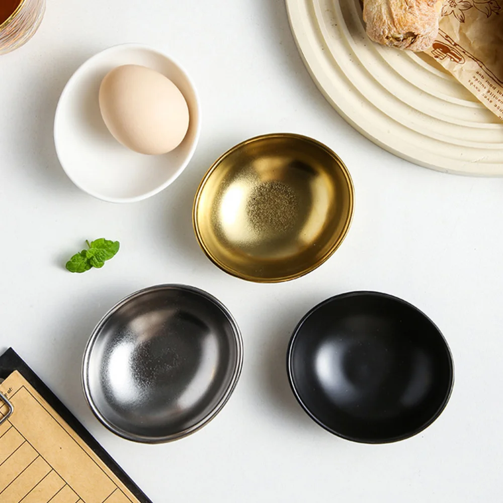 4 шт. керамические тарелки для приправ соус уксус посуда (разные цвета)|Блюдца и